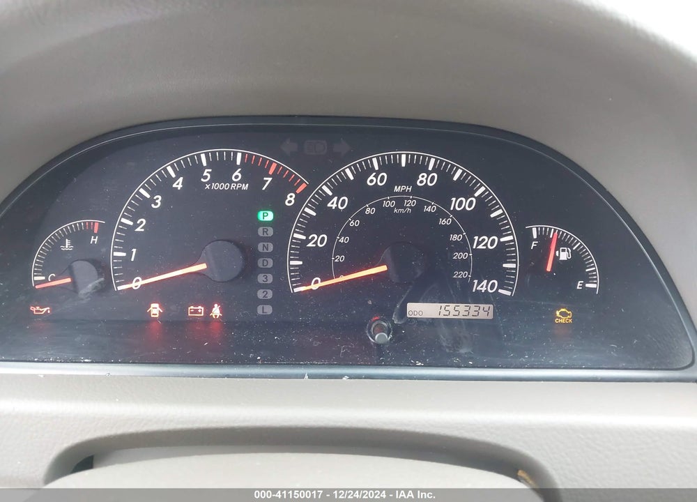 2005 TOYOTA CAMRY XLE V6 VIN: 4T1BF30K05U085427