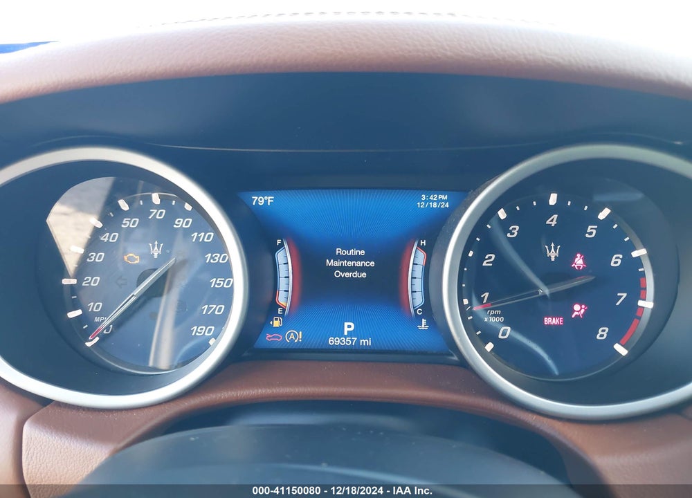 2018 MASERATI GHIBLI S GRANSPORT VIN: ZAM57YSS5J1277068