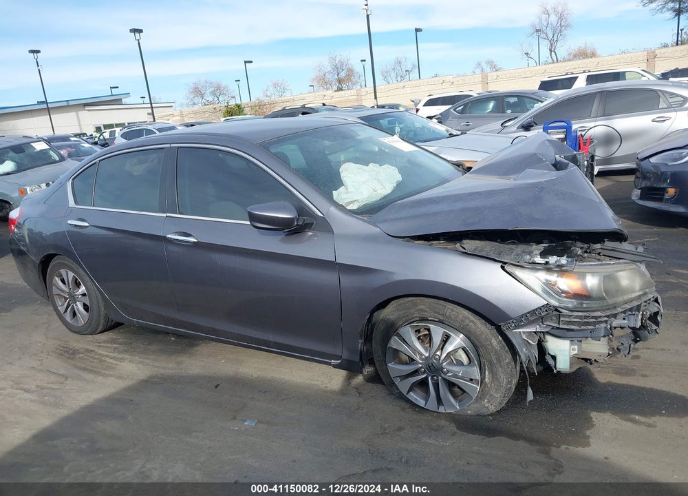 2013 HONDA ACCORD LX VIN: 1HGCR2F3XDA078920