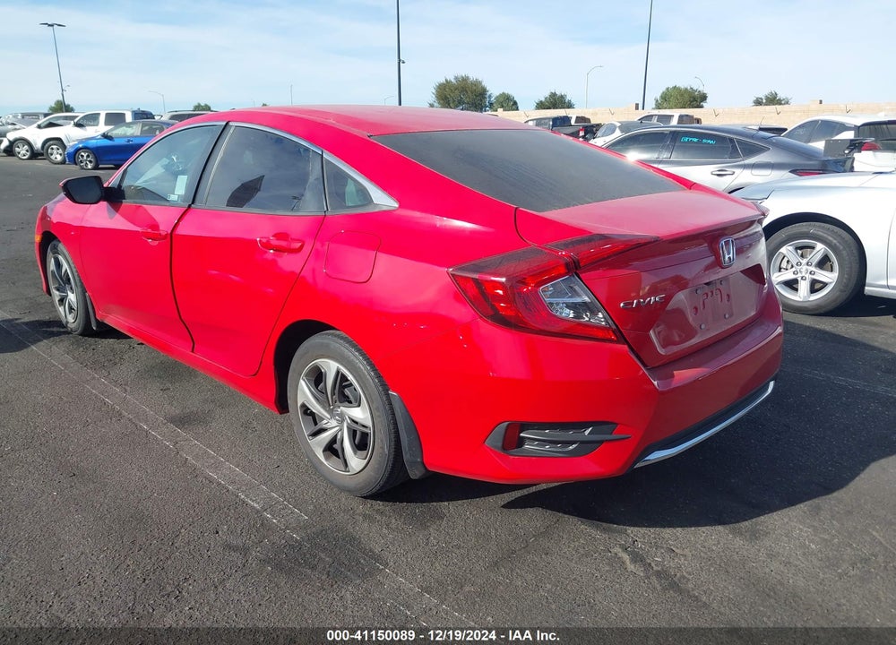 2019 HONDA CIVIC LX VIN: 2HGFC2F68KH592319
