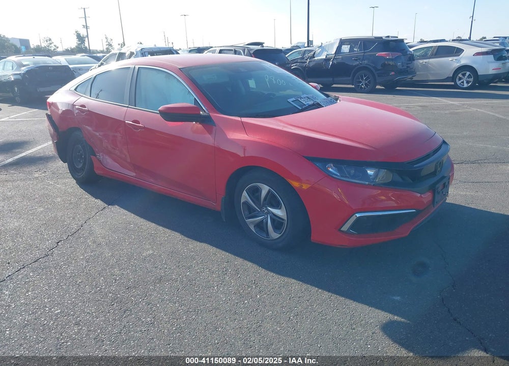 2019 HONDA CIVIC LX VIN: 2HGFC2F68KH592319