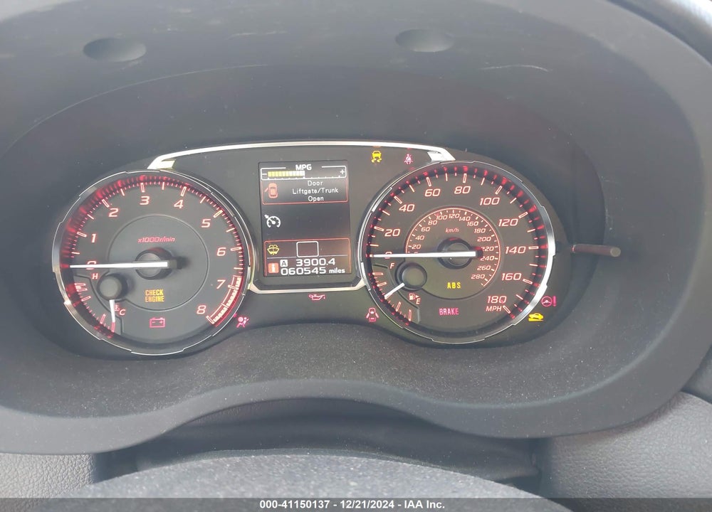 2017 SUBARU WRX VIN: JF1VA1B64H9835882