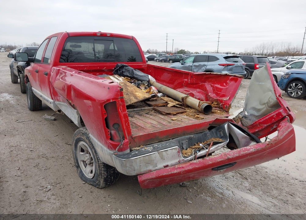 2007 DODGE RAM 2500 SLT/SPORT VIN: 3D7KS28A07G850329