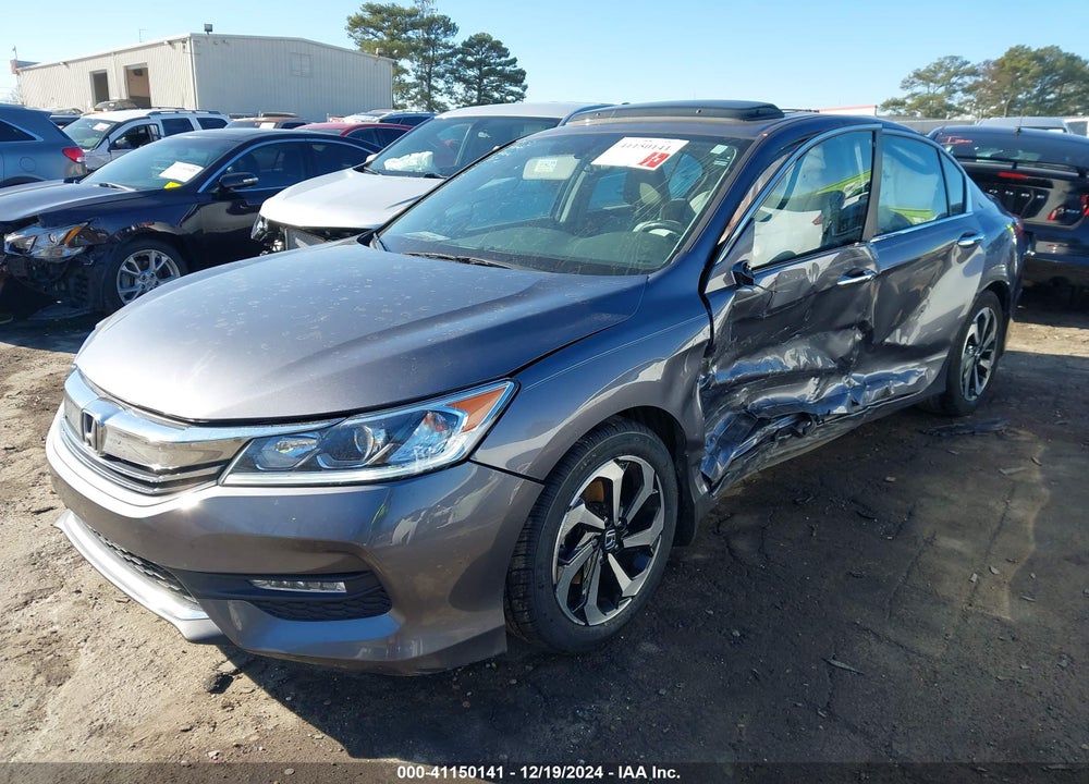 2016 HONDA ACCORD EX-L VIN: 1HGCR2F86GA033313