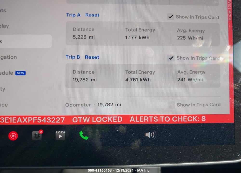 2023 TESLA MODEL 3 VIN: 5YJ3E1EAXPF543227