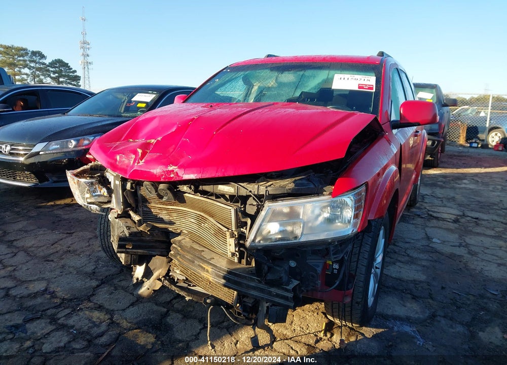 2013 DODGE JOURNEY SXT VIN: 3C4PDDBGXDT628094