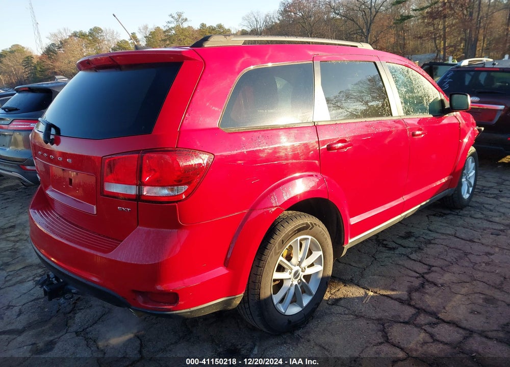 2013 DODGE JOURNEY SXT VIN: 3C4PDDBGXDT628094