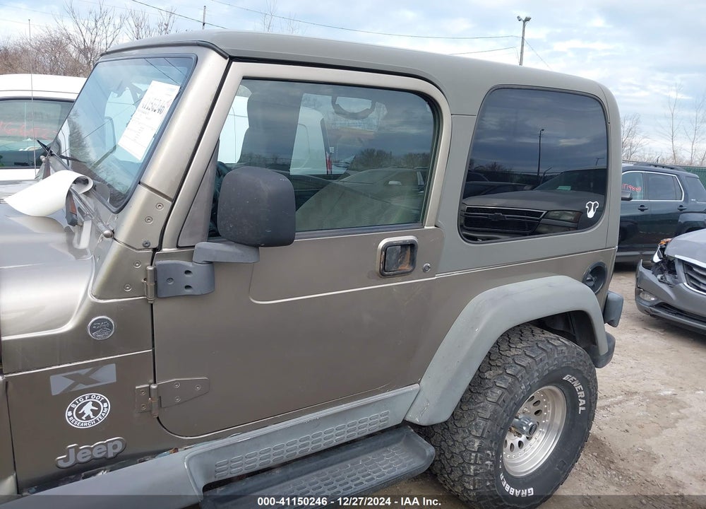 2005 JEEP WRANGLER X VIN: 1J4FA39S15P325391