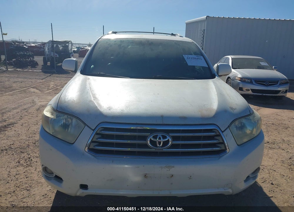 2008 TOYOTA HIGHLANDER LIMITED VIN: JTEES42A182011131