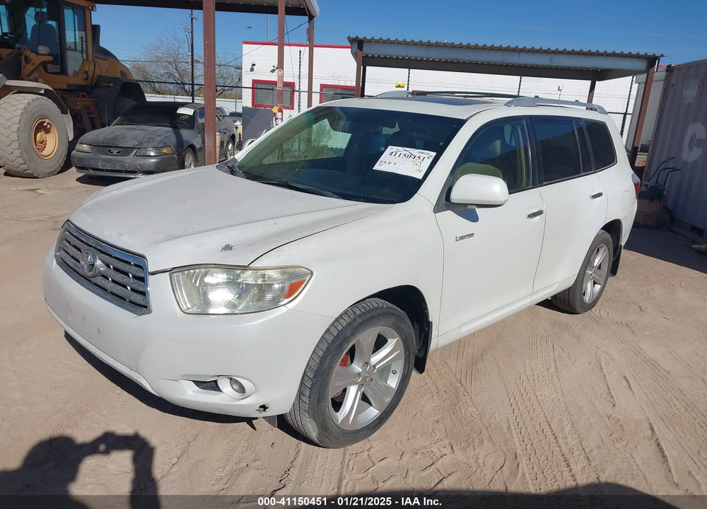 2008 TOYOTA HIGHLANDER LIMITED VIN: JTEES42A182011131