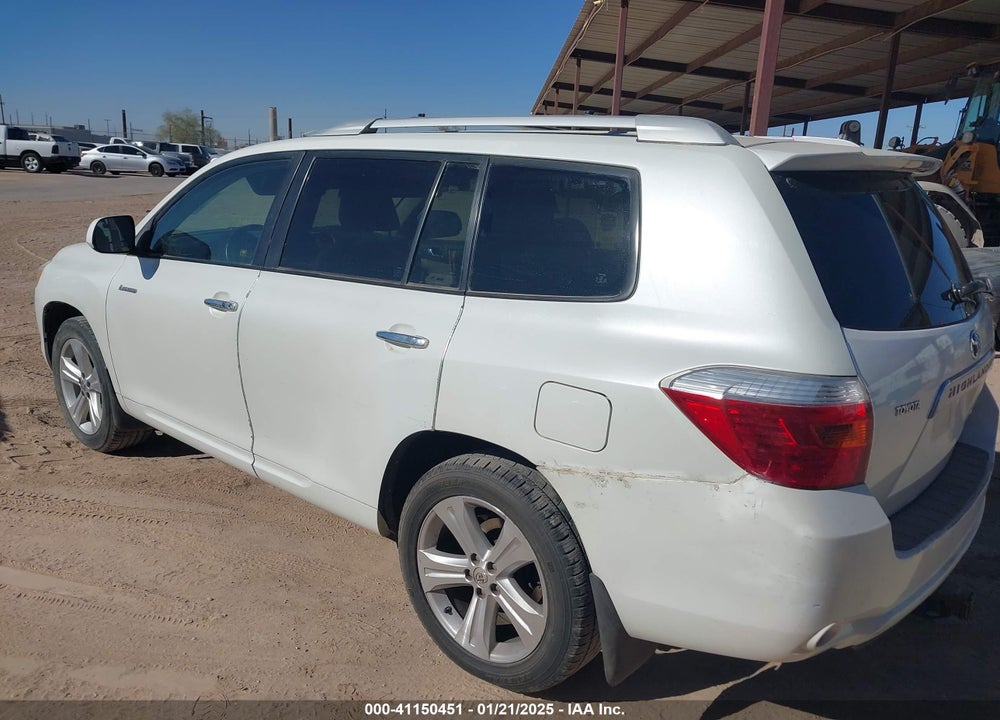2008 TOYOTA HIGHLANDER LIMITED VIN: JTEES42A182011131
