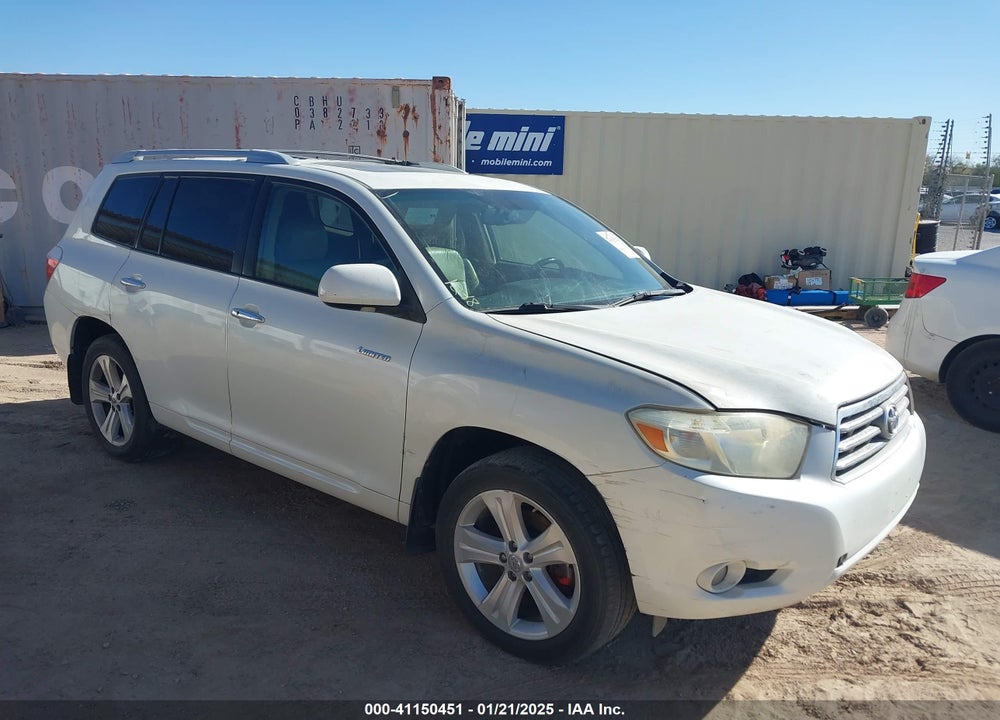 2008 TOYOTA HIGHLANDER LIMITED VIN: JTEES42A182011131
