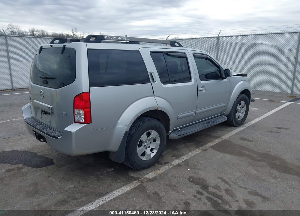 2005 NISSAN PATHFINDER SE VIN: 5N1AR18W25C785406