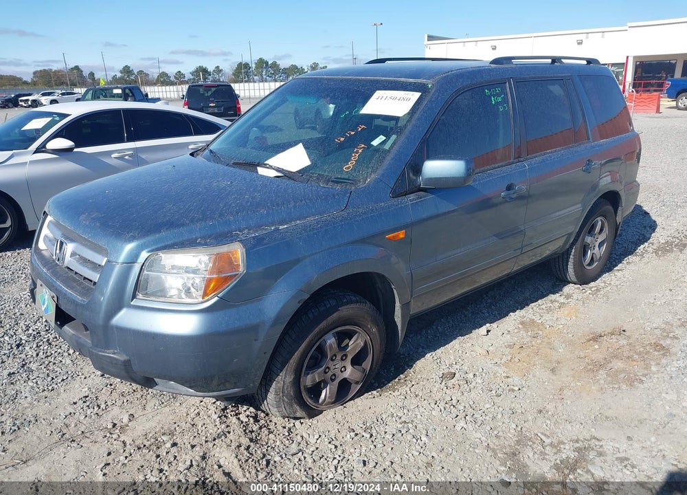 2008 HONDA PILOT EX VIN: 5FNYF28478B000224