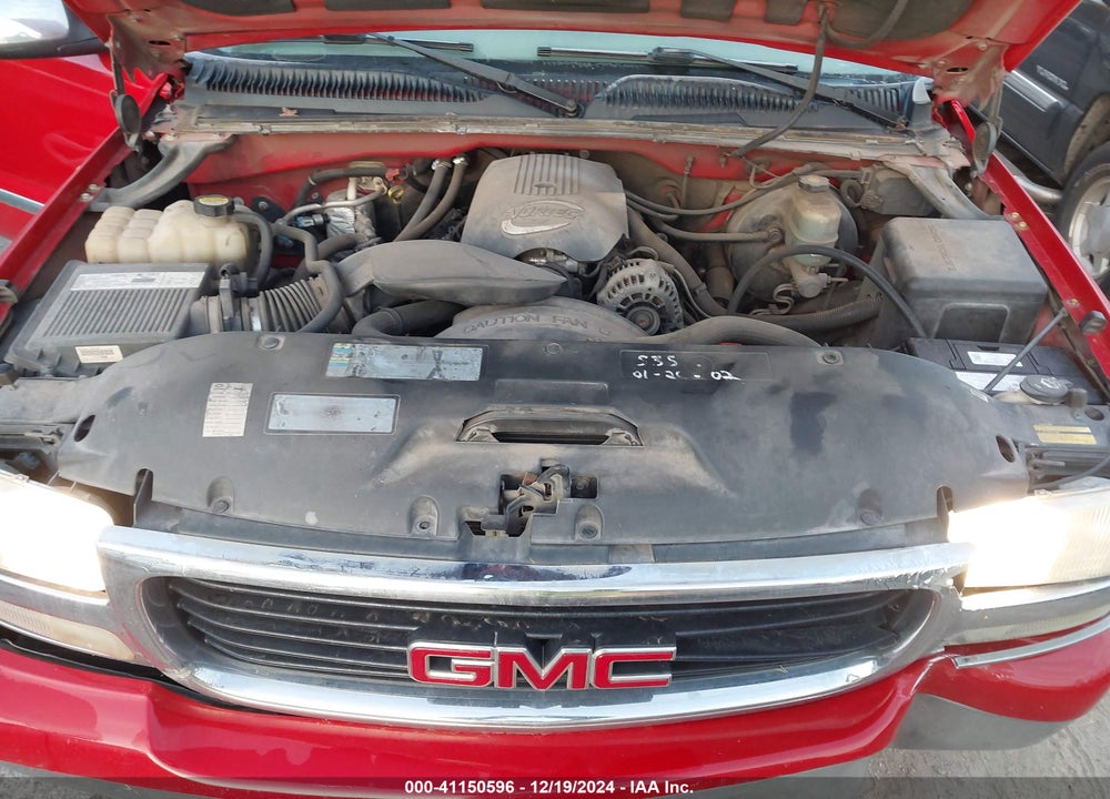2002 GMC SIERRA 1500 SLE VIN: 1GTEK19T92Z233554