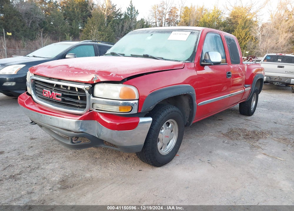 2002 GMC SIERRA 1500 SLE VIN: 1GTEK19T92Z233554