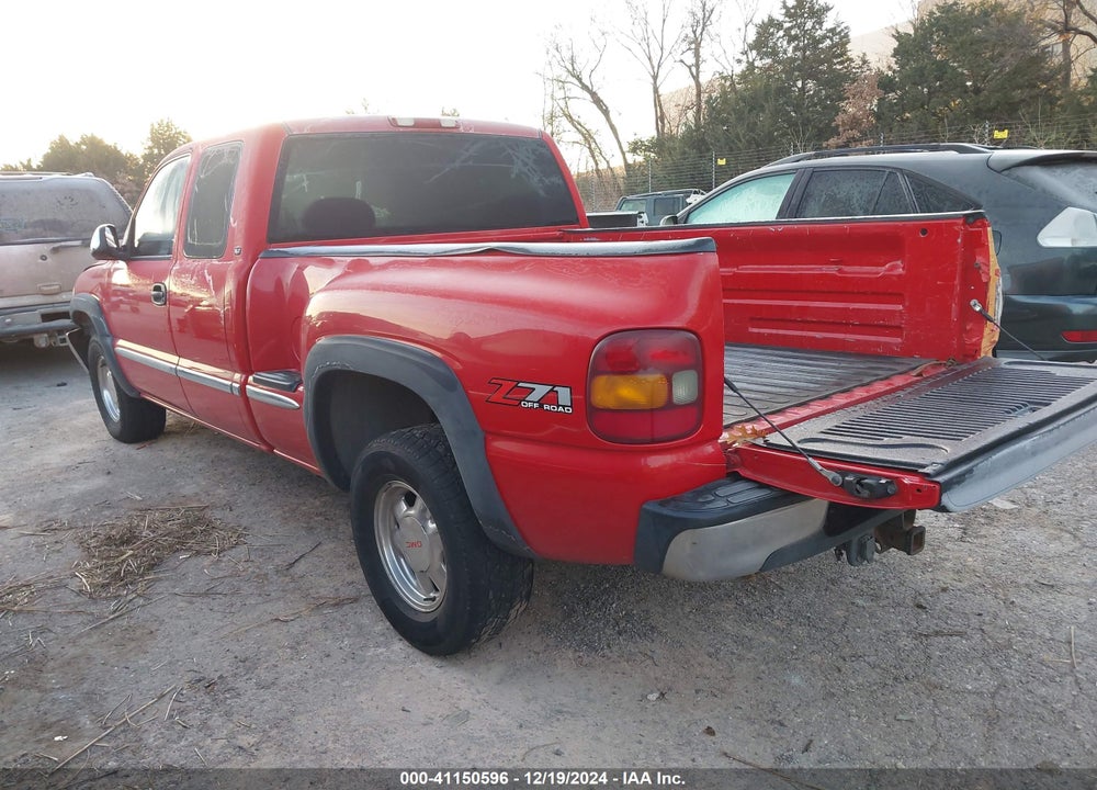 2002 GMC SIERRA 1500 SLE VIN: 1GTEK19T92Z233554