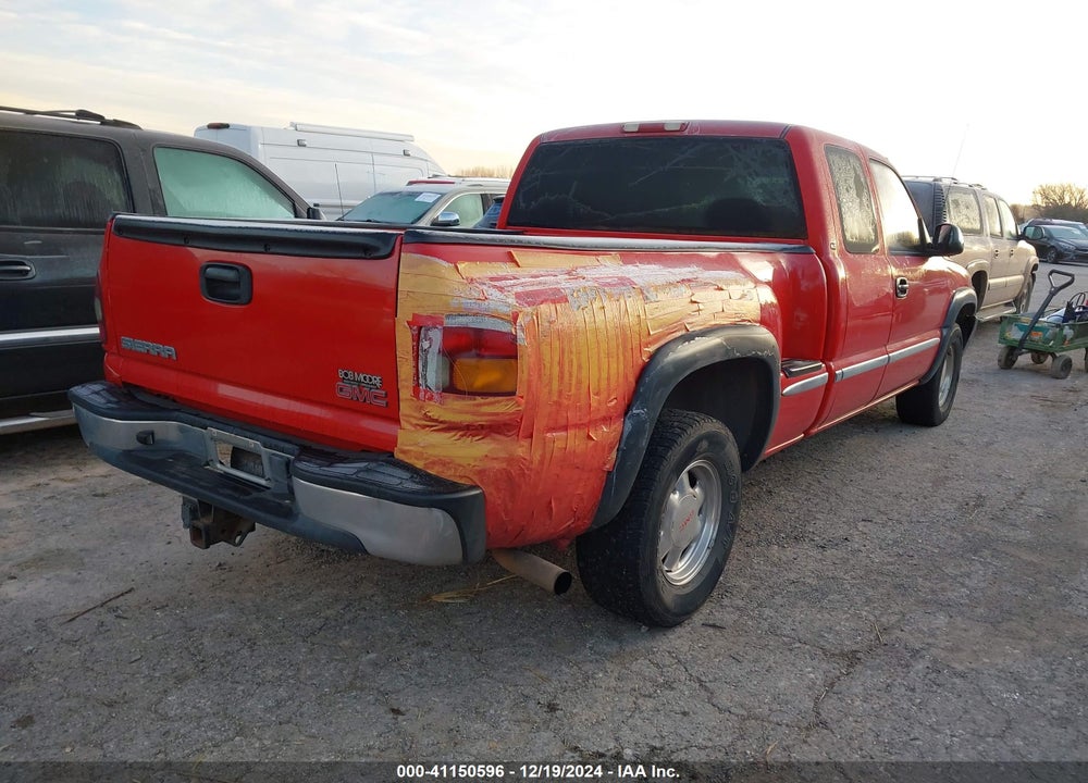 2002 GMC SIERRA 1500 SLE VIN: 1GTEK19T92Z233554