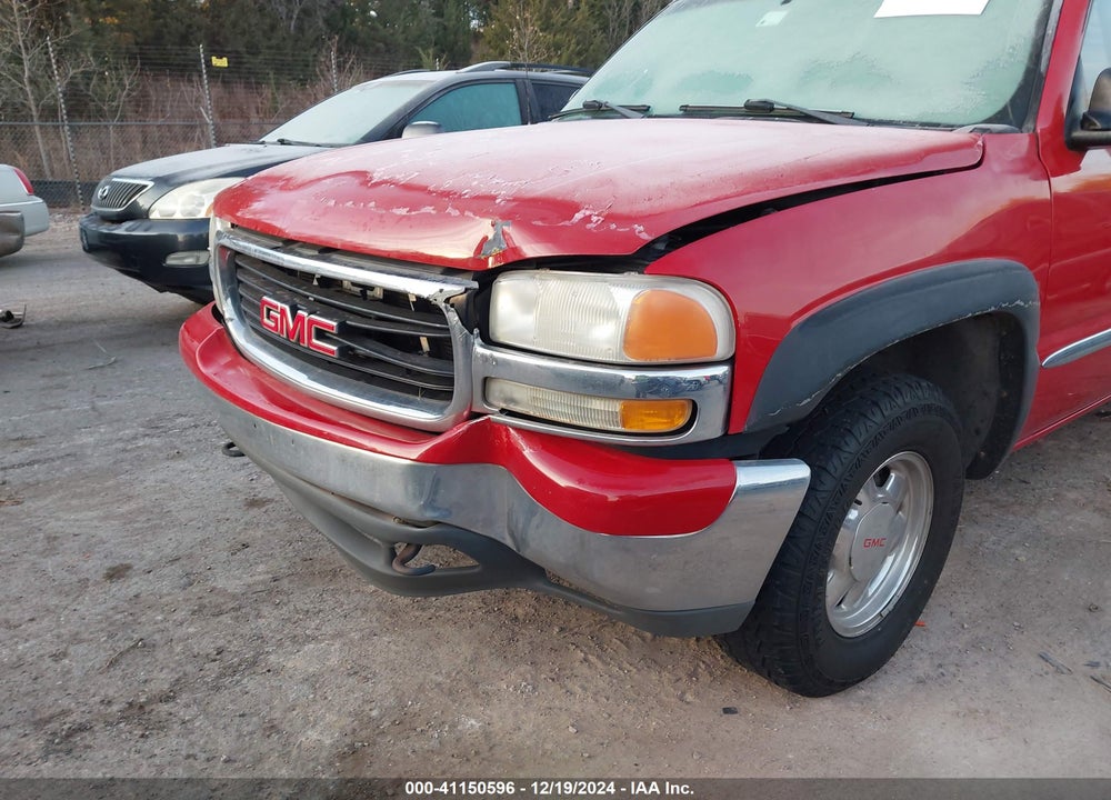 2002 GMC SIERRA 1500 SLE VIN: 1GTEK19T92Z233554