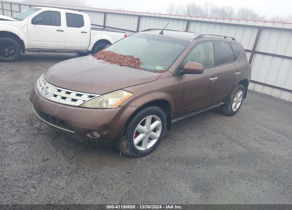 2003 NISSAN MURANO SE VIN: JN8AZ08W13W210437