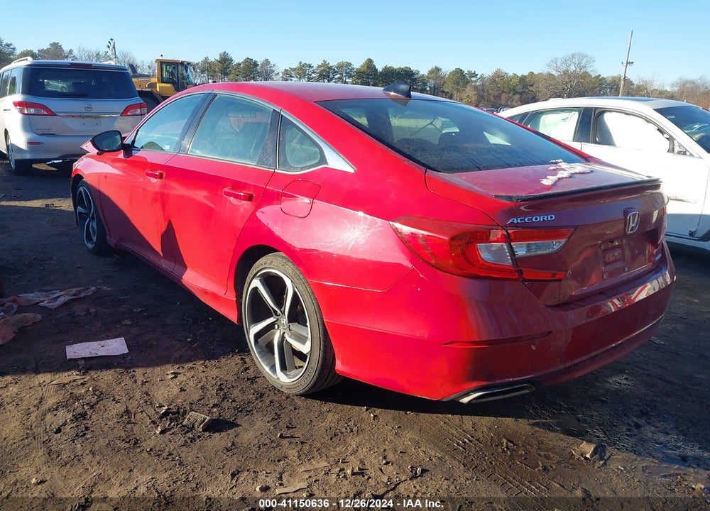 2021 HONDA ACCORD SPORT VIN: 1HGCV1F38MA012503