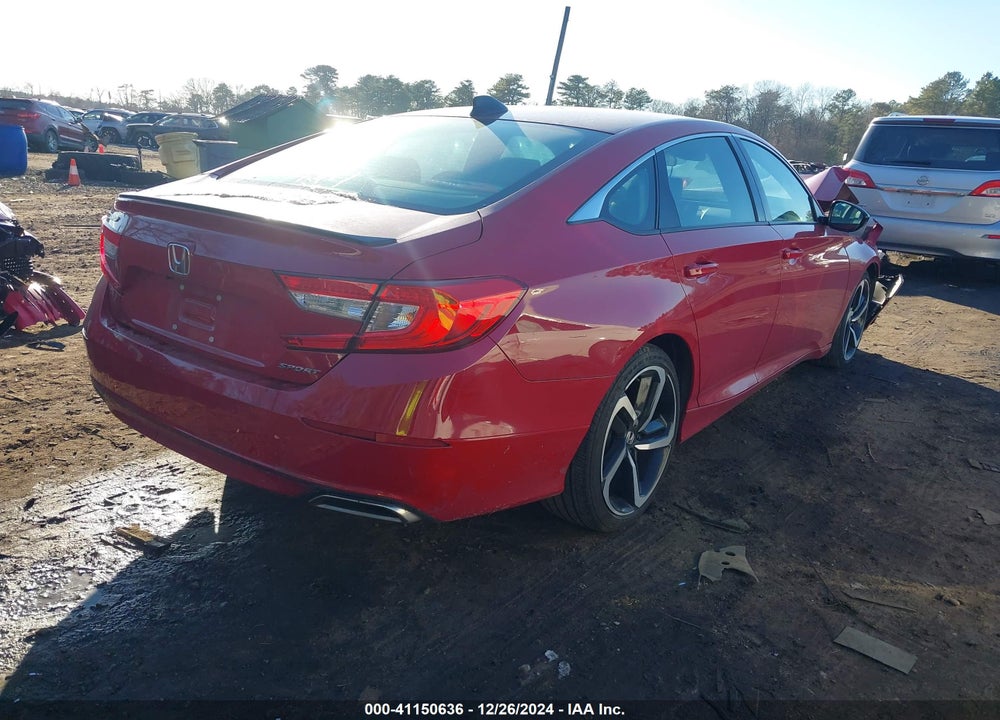 2021 HONDA ACCORD SPORT VIN: 1HGCV1F38MA012503