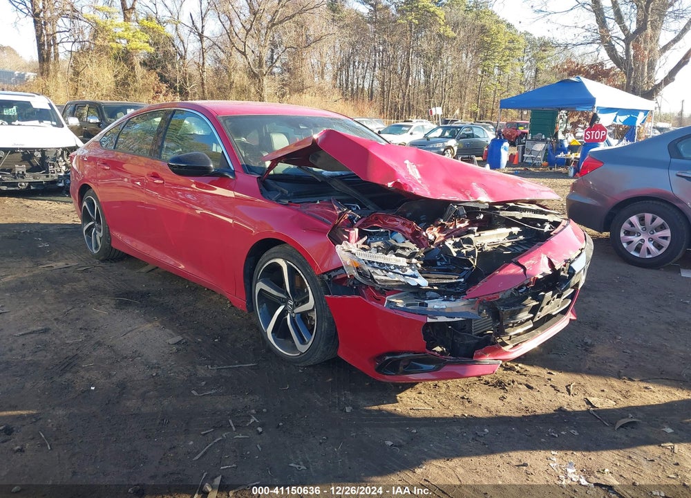 2021 HONDA ACCORD SPORT VIN: 1HGCV1F38MA012503