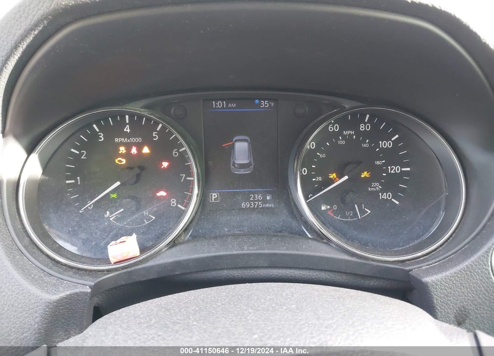 2019 NISSAN ROGUE SV VIN: KNMAT2MV1KP556678