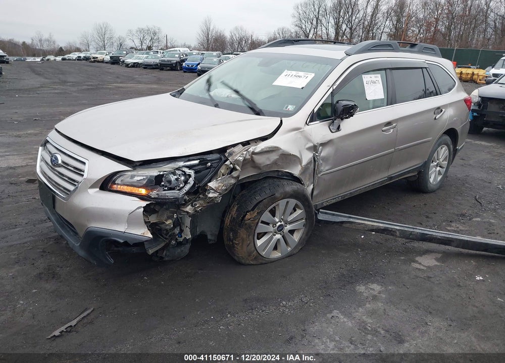 2017 SUBARU OUTBACK 2.5I PREMIUM VIN: 4S4BSAHC4H3246501