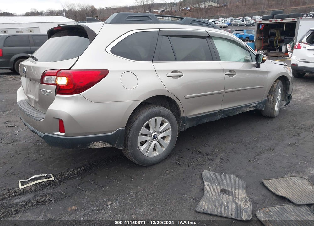 2017 SUBARU OUTBACK 2.5I PREMIUM VIN: 4S4BSAHC4H3246501