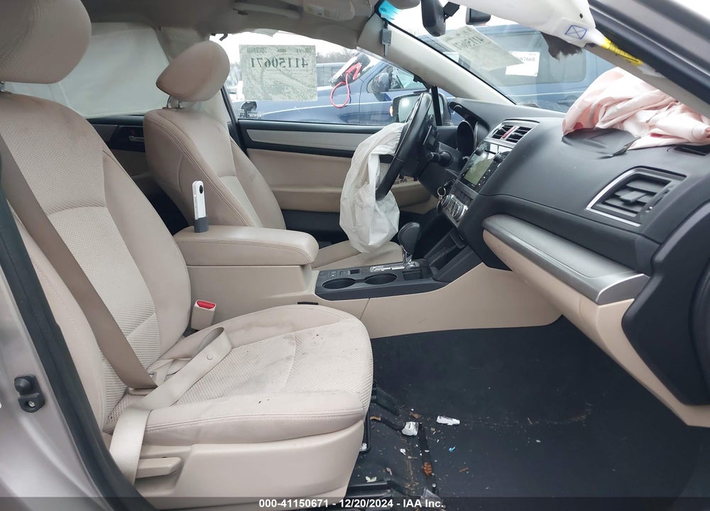 2017 SUBARU OUTBACK 2.5I PREMIUM VIN: 4S4BSAHC4H3246501