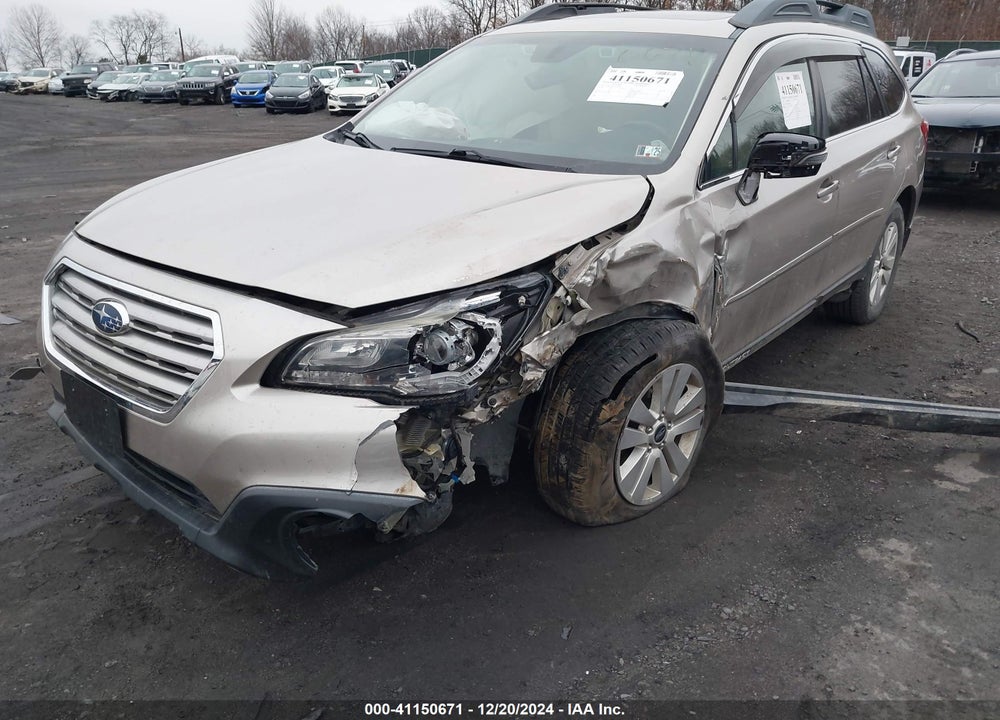 2017 SUBARU OUTBACK 2.5I PREMIUM VIN: 4S4BSAHC4H3246501