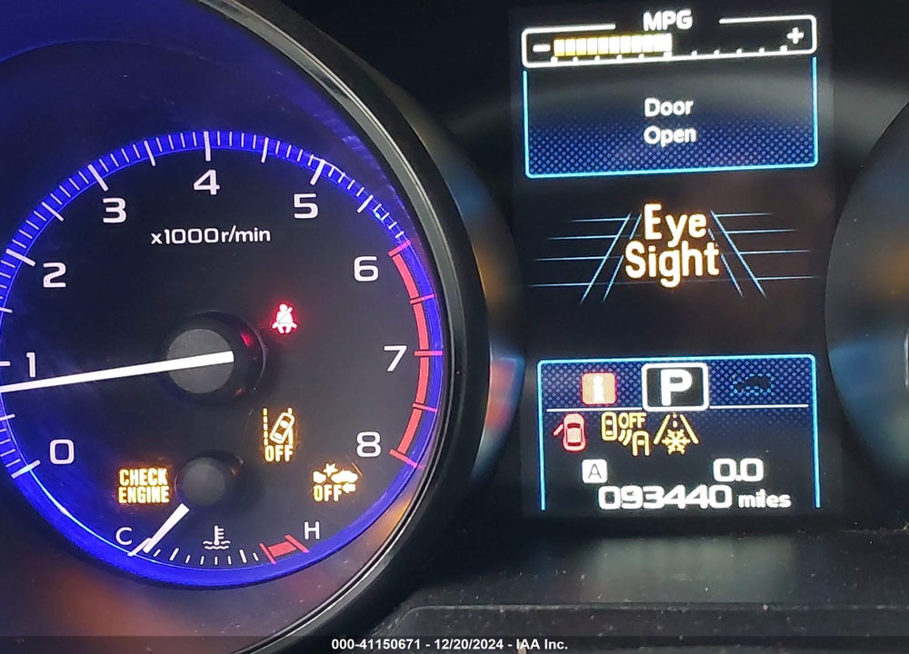 2017 SUBARU OUTBACK 2.5I PREMIUM VIN: 4S4BSAHC4H3246501