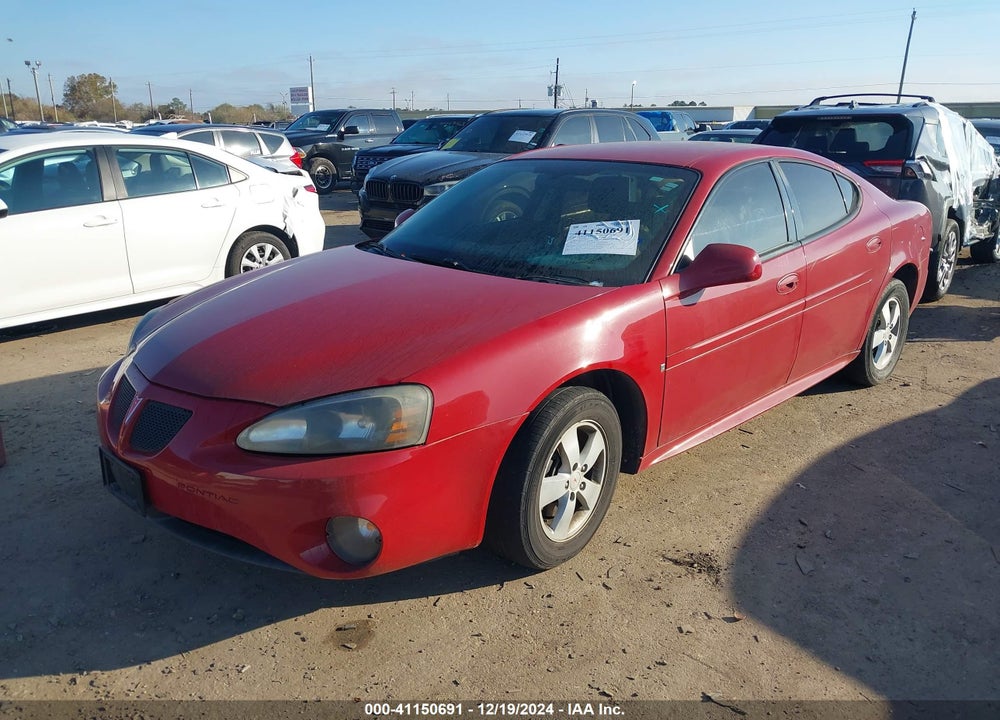 2008 PONTIAC GRAND PRIX VIN: 2G2WP552481185848