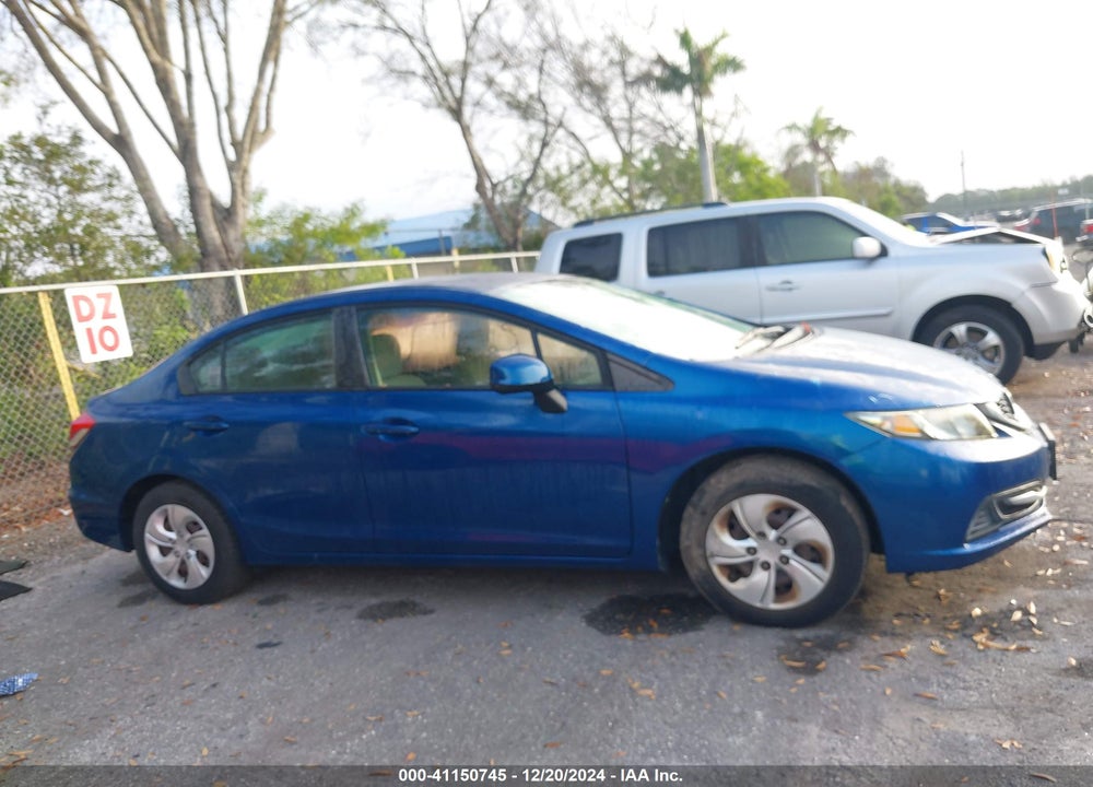 2013 HONDA CIVIC VIN: 2HGFB2F56DH592283