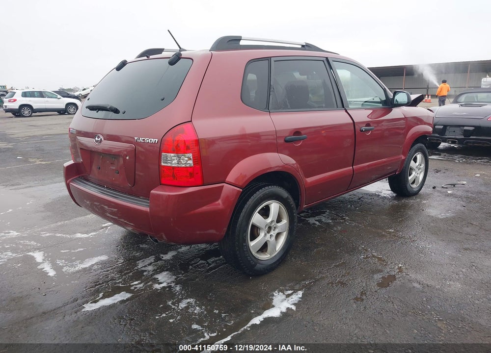 2007 HYUNDAI TUCSON GLS VIN: KM8JM12B77U527318