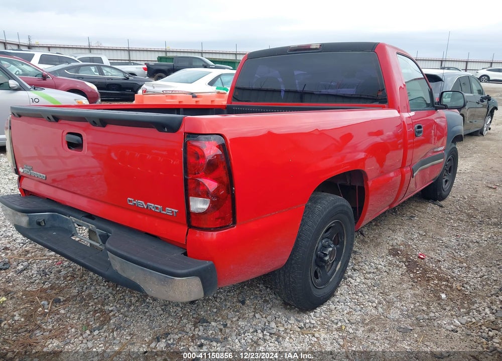 2004 CHEVROLET SILVERADO 1500 LS VIN: 1GCEC14V24Z266212