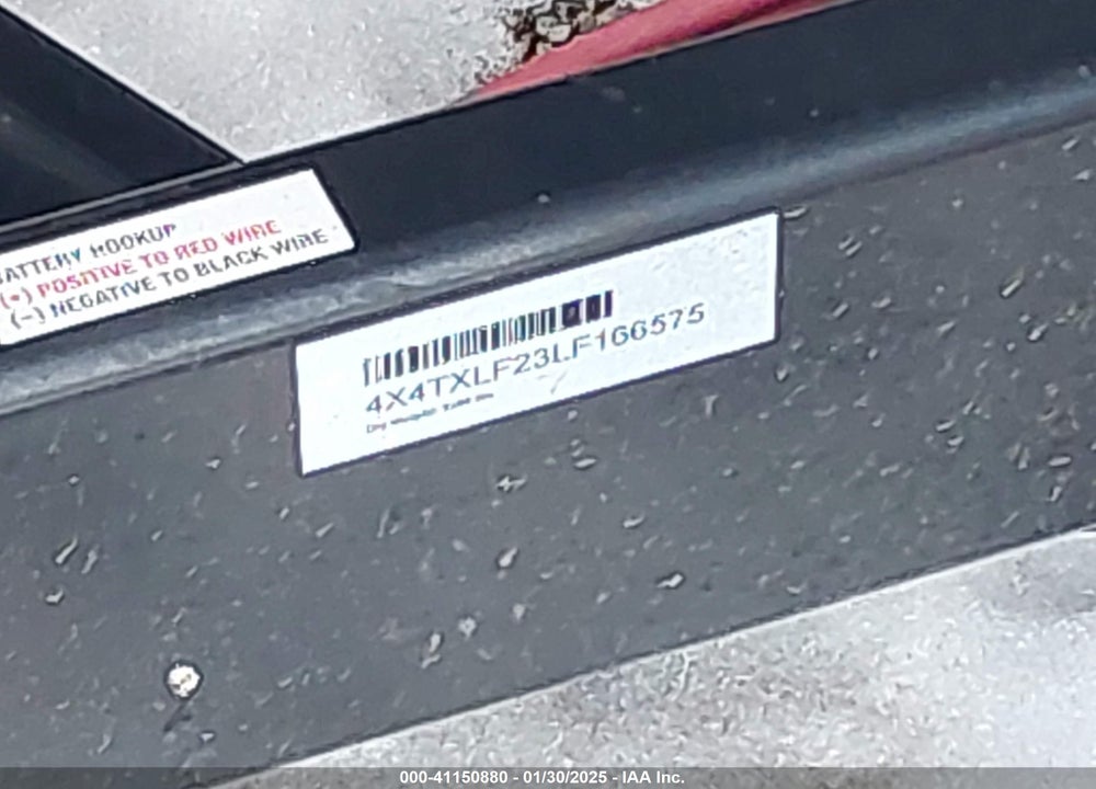2020 XLR TT3016 VIN: 4X4TXLF23LF166575