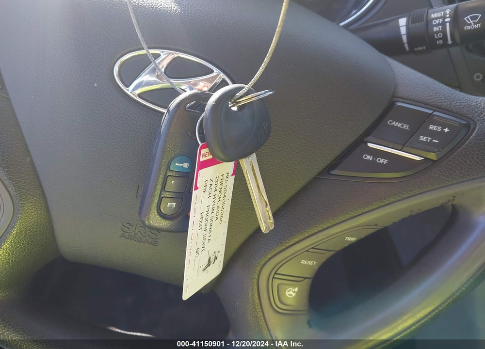2014 HYUNDAI SONATA VIN: 5NPEB4AC4EH910499