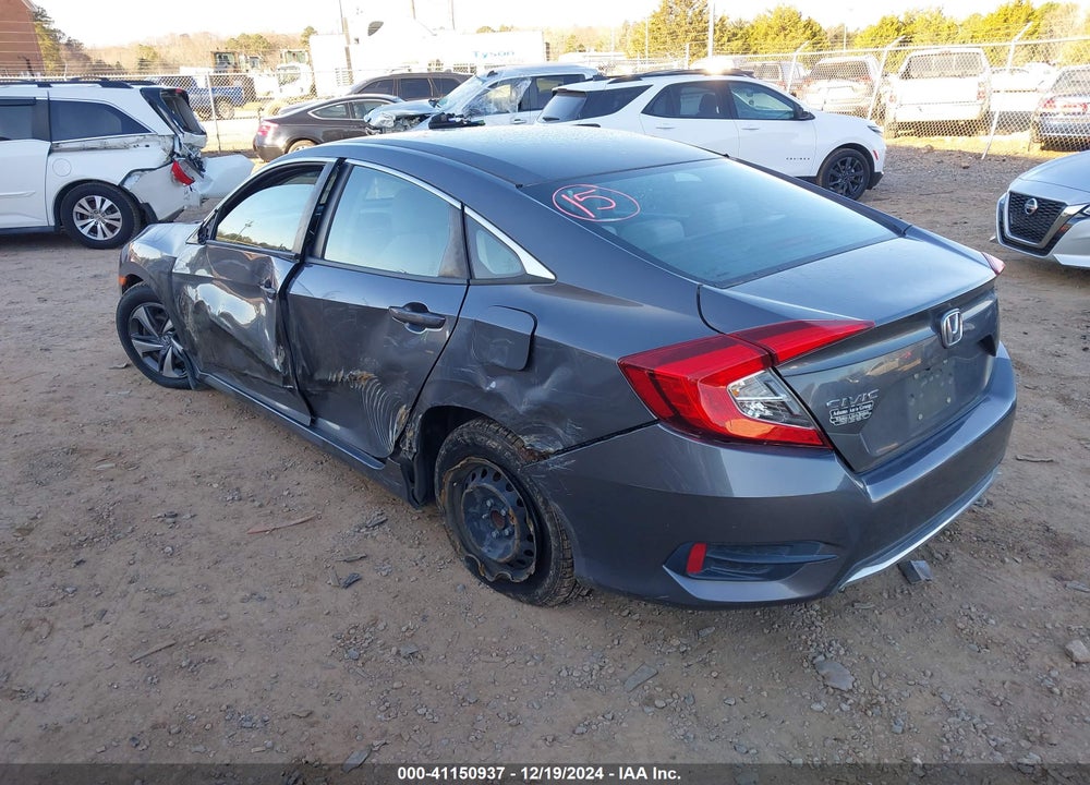 2019 HONDA CIVIC LX VIN: 2HGFC2F60KH563204