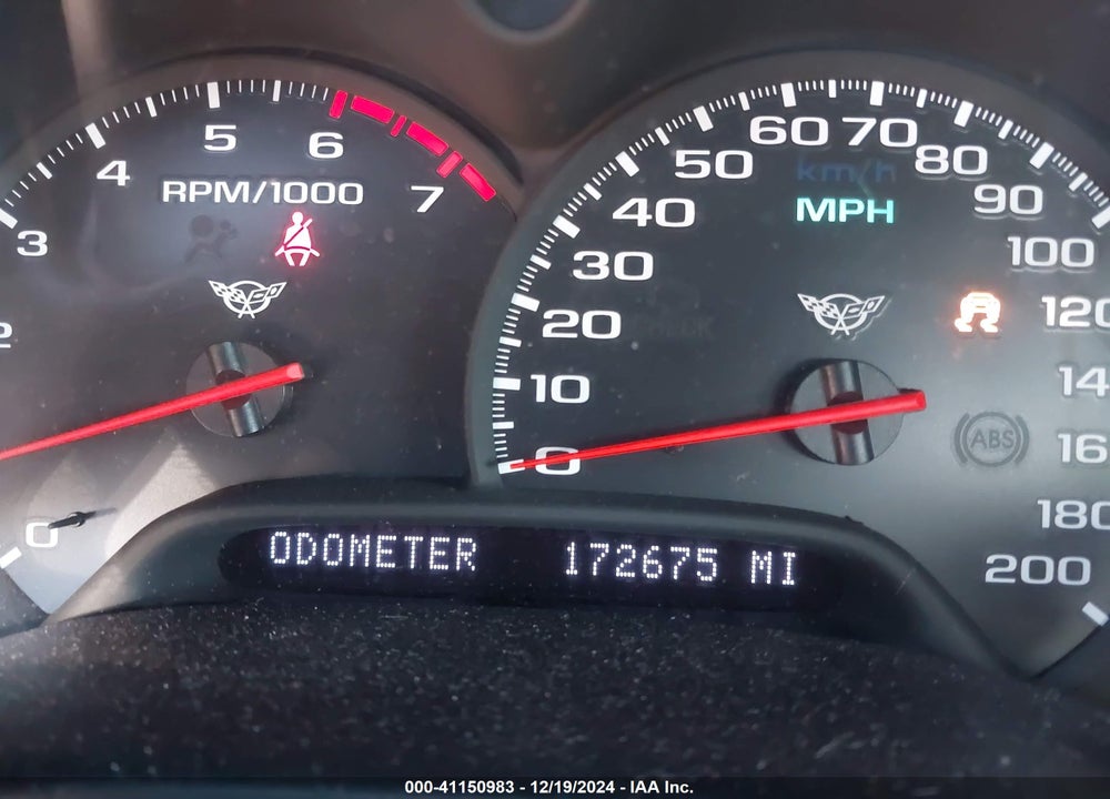 2000 CHEVROLET CORVETTE VIN: 1G1YY22G2Y5111920