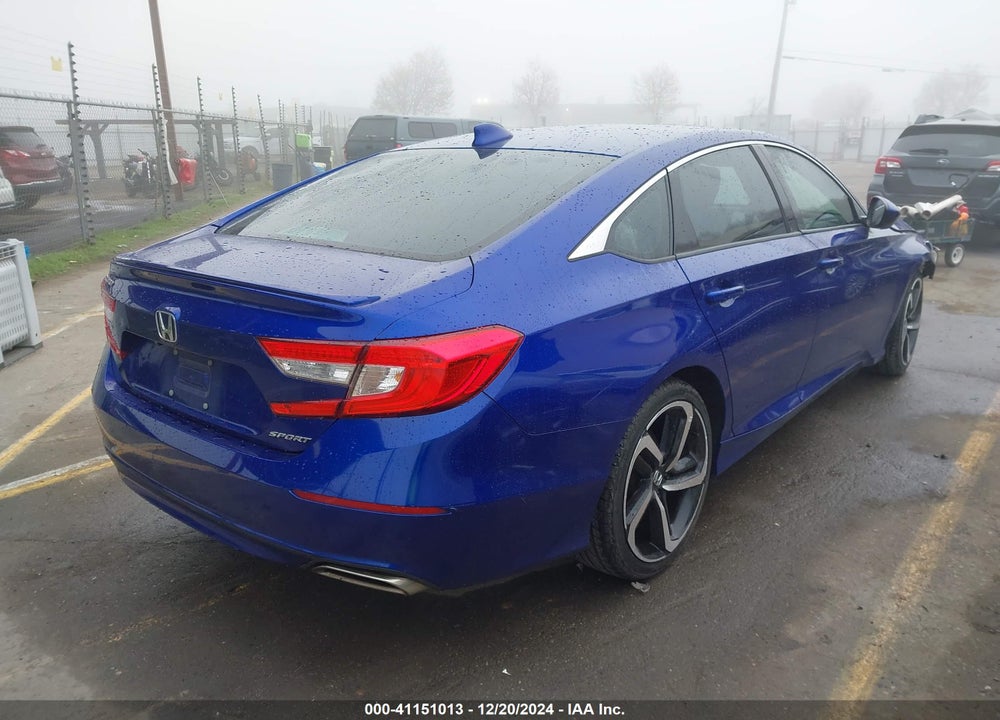 2019 HONDA ACCORD SPORT VIN: 1HGCV1F33KA160362