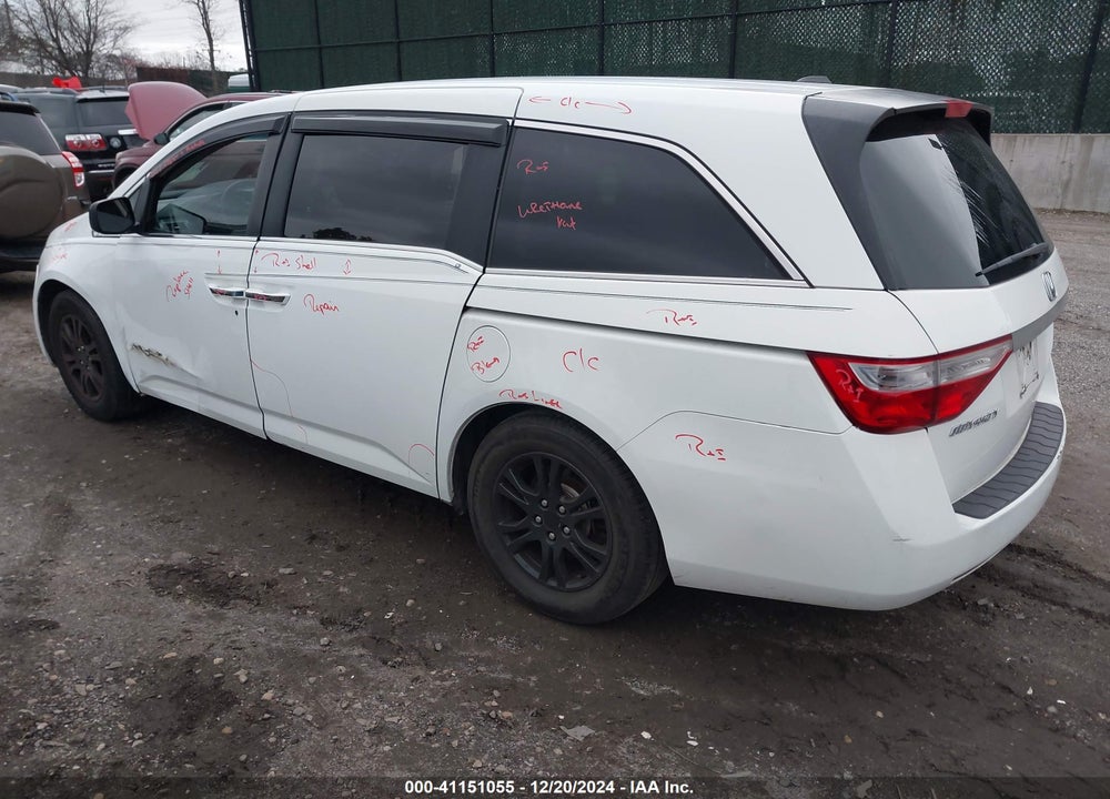 2013 HONDA ODYSSEY EX-L VIN: 5FNRL5H69DB086680