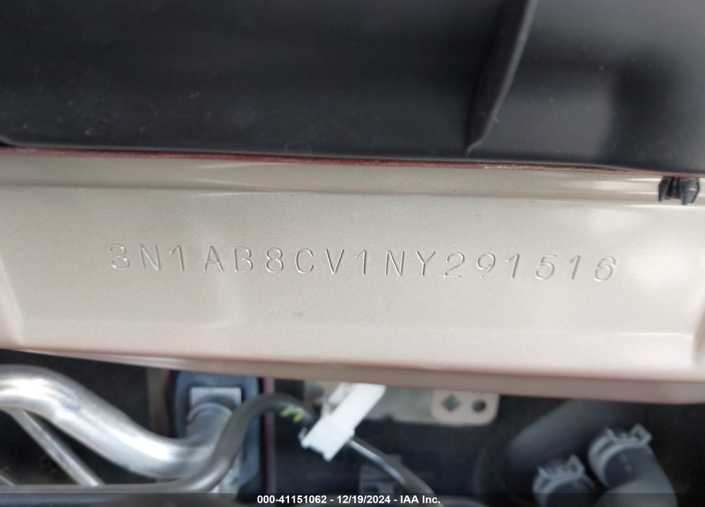 2022 NISSAN SENTRA SV XTRONIC CVT VIN: 3N1AB8CV1NY291516
