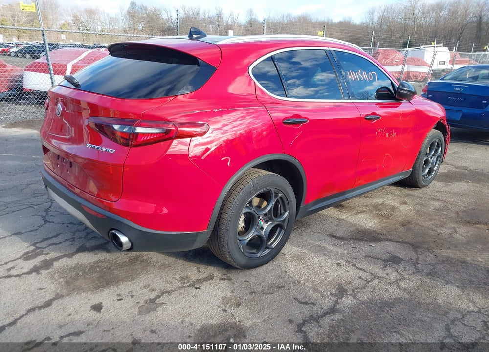 2018 ALFA ROMEO STELVIO TI AWD VIN: ZASFAKBN2J7B83414