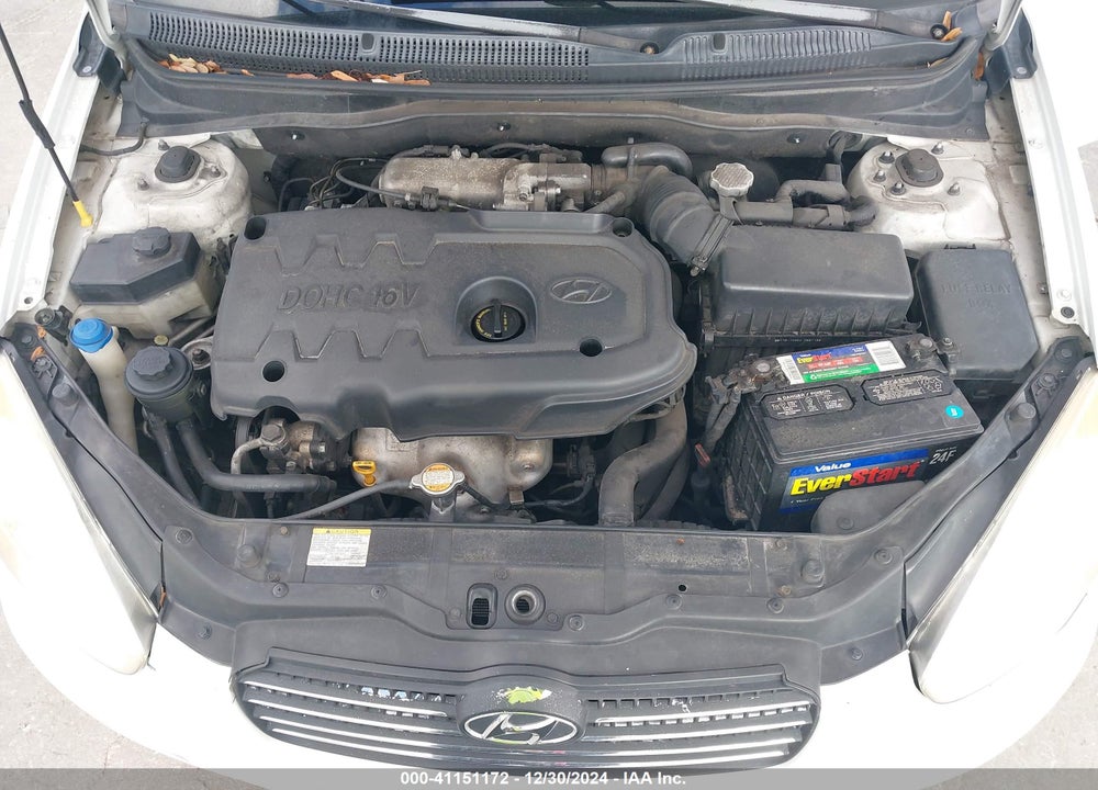 2008 HYUNDAI ACCENT GLS VIN: KMHCN46C48U230888