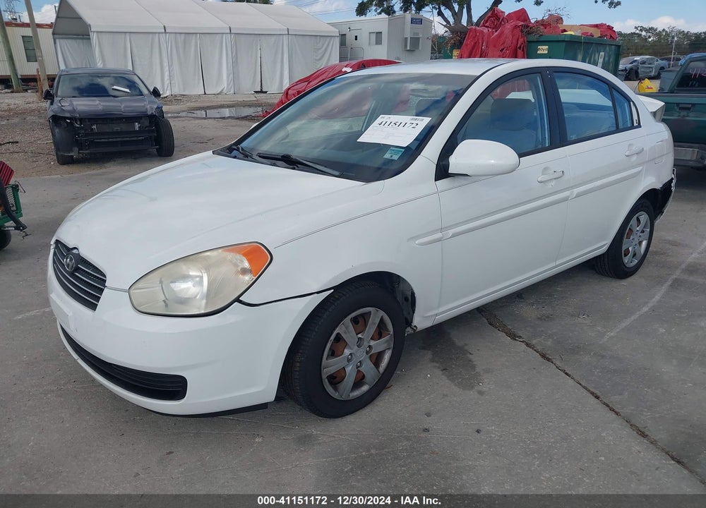2008 HYUNDAI ACCENT GLS VIN: KMHCN46C48U230888