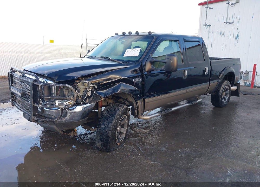 2002 FORD F-350 LARIAT/XL/XLT VIN: 1FTSW31F42EA34685