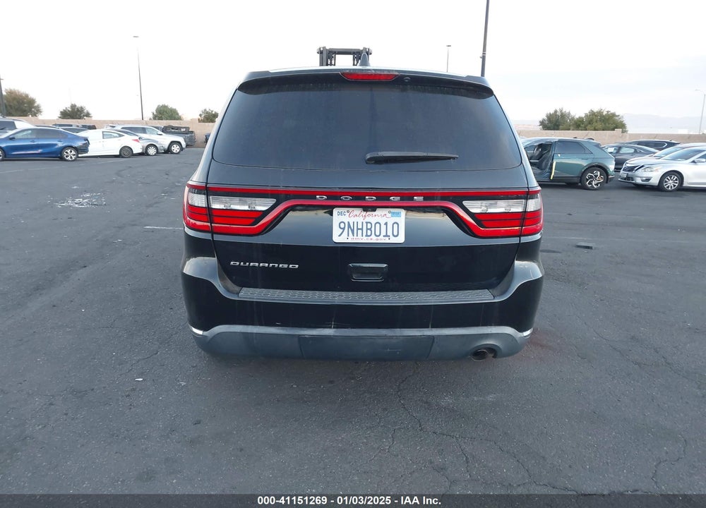 2015 DODGE DURANGO SXT VIN: 1C4RDHAGXFC907299