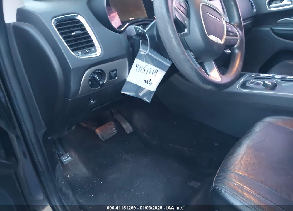 2015 DODGE DURANGO SXT VIN: 1C4RDHAGXFC907299